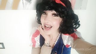 giantess angry spitting Snowhite vore you