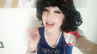 giantess angry spitting Snowhite vore you