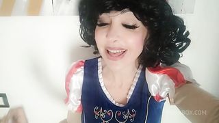 giantess angry spitting Snowhite vore you