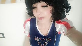 giantess angry spitting Snowhite vore you