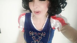 giantess angry spitting Snowhite vore you