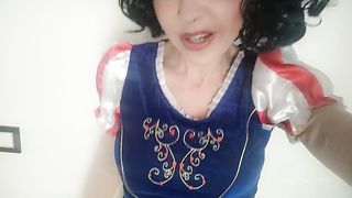 giantess angry spitting Snowhite vore you