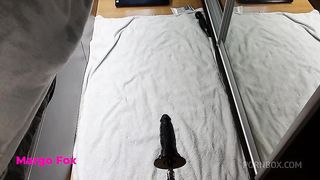 BIG DILDO DESTROYS ANAL HOLE OF A WHORE. Crossdresser TESTING MONSTER DILDO. Sissy Gamer Margo Fox. 33 Release