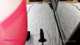 BIG DILDO DESTROYS ANAL HOLE OF A WHORE. Crossdresser TESTING MONSTER DILDO. Sissy Gamer Margo Fox. 33 Release