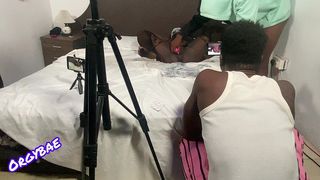 AFRICAN WHORE WITH THE DOLLAR MAN MOTEL FUCK (BEHID THE SCENES)