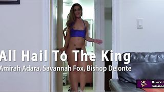 Amirah Adara And Savannah Fox Worship Big Black Cock