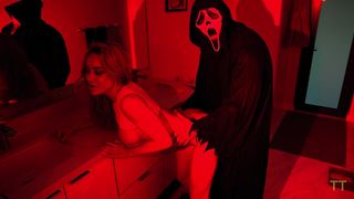 CRYSTAL RUSH & TEDDY TARANTINO - BIG TITS BARBIE ON HOT DATE WITH GHOSTFACE