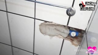 Letting the bricklayer fuck his ass until he cums inside