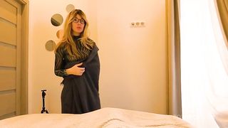 stepmom in pantyhose fucked me while everyone was having dinner