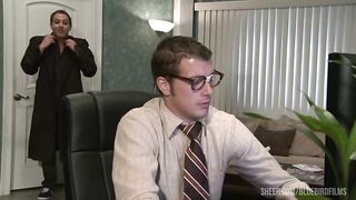 Chloe Conrad Fucks A Nerd In His Office