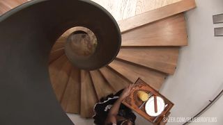 Jasmine Webb Sucks And Fucks In Kinky Maid Lingerie In Interracial Scene