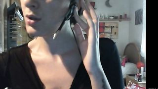 Latex gloves for you to see a sexy fetish masturbation 4K