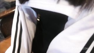 黒髪のふっくらDカップの大◯生彼女。ポルチオキマって乳首がビンビン勃ち。朝からSEXし続けてとろけアヘ顔。