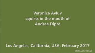 UNBELIEVABLE!!!!! 2 Myth Veronica Avluv squirts in Andrea DiPre' mouth FULLY EXTENDED VERSION YOU NEVER SAW!!!!
