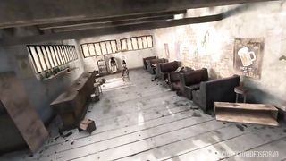 Lara Croft teaches anal fisting and horse cock.