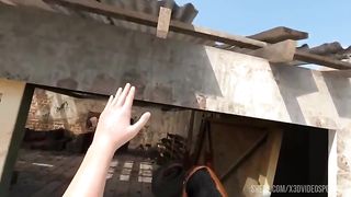 Lara Croft teaches anal fisting and horse cock.