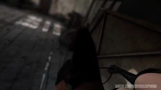 Lara Croft teaches anal fisting and horse cock.