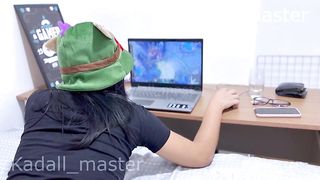 Namorado Nerd nao deixa namorada jogar e grava o sexo - Wine Flame