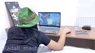 Namorado Nerd nao deixa namorada jogar e grava o sexo - Wine Flame