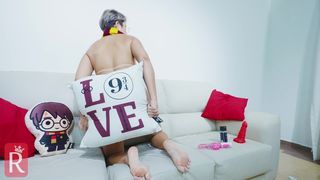 hogwarts student gets a anal fuck with a sex machine