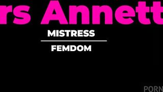 TATTOO MISTRESS FUCKS SUB SLAVE WITH A BIG STRAPON. LOOK AS I STRETCHED YOUR ANAL HOLE.