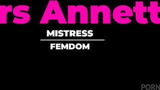 TATTOO MISTRESS FUCKS SUB SLAVE WITH A BIG STRAPON. LOOK AS I STRETCHED YOUR ANAL HOLE.