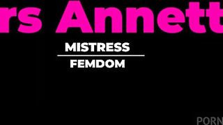 TATTOO MISTRESS FUCKS SUB SLAVE WITH A BIG STRAPON. LOOK AS I STRETCHED YOUR ANAL HOLE.