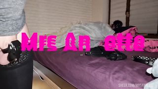TRANSFORMATION OF THE BOY INTO A SUBMISSIVE BITCH. CHASTITY BELT. SISSIFICATION