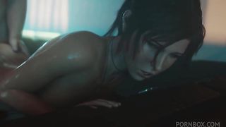 Compilation video with Lara Croft, sex horse, monster with tentacles, giant dildo in ass lesbian games, bondage butt plug ....