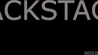 BTS Molly Doll gets fucked on the table in the ass and shows a hungry whore's hole