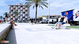 First ever double penetration for skinny brazilian pornstar Francys Belle