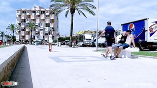 First ever double penetration for skinny brazilian pornstar Francys Belle