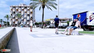 First ever double penetration for skinny brazilian pornstar Francys Belle