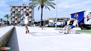 First ever double penetration for skinny brazilian pornstar Francys Belle