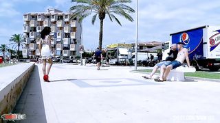 First ever double penetration for skinny brazilian pornstar Francys Belle