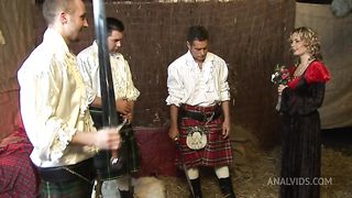 Alexis May Dets Double Penetrated By Men In Kilts In Hot Group Sex Gangbang