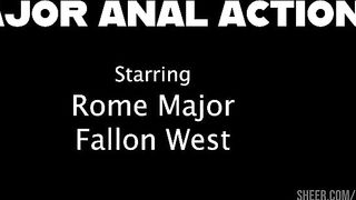 Hot Blonde Fallon West Gets Anal Fucked And Creampied By Rome Major!