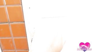 Contractor cum twice in the ass and she farted it all out on the prolapse