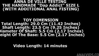 Anna de Ville Testing The Handmade Dap Addict Size L (With Additional Anal Fisting) TWT317