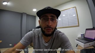 My friend comes to my office and I catch her masturbating in the doctor's office, so I decide to put my cock in her sweet mouth