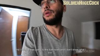 My friend comes to my office and I catch her masturbating in the doctor's office, so I decide to put my cock in her sweet mouth