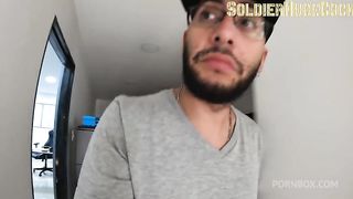 My friend comes to my office and I catch her masturbating in the doctor's office, so I decide to put my cock in her sweet mouth