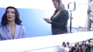 Behind the scenes #154, Nicole Aria, Moona Snake, Emma Stone and others. More info in description XF282