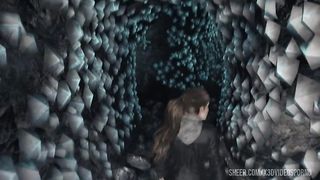 Lara Croft the tomb raider fell into the clutches of terrible monsters who fucked her en masse in all holes very deeply. Part 1 of three.