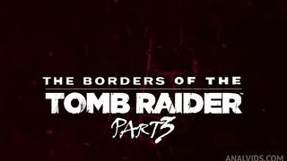 Lara Croft the tomb raider fell into the clutches of terrible monsters who fucked her en masse in all holes very deeply. Part 2 of three.