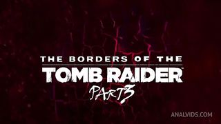 Lara Croft the tomb raider fell into the clutches of terrible monsters who fucked her en masse in all holes very deeply. Part 2 of three.