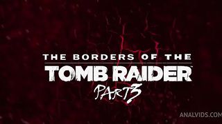 Lara Croft the tomb raider fell into the clutches of terrible monsters who fucked her en masse in all holes very deeply. Part 2 of three.