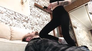 Petite Mistress Tris First Time Femdom - Amateur Facesitting and Ass Worship