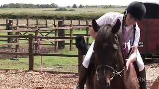 A Girl Greets A Man And Then Takes Him Aside For Some Hardcore Action