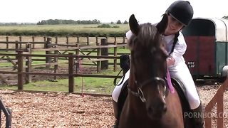 A Girl Greets A Man And Then Takes Him Aside For Some Hardcore Action